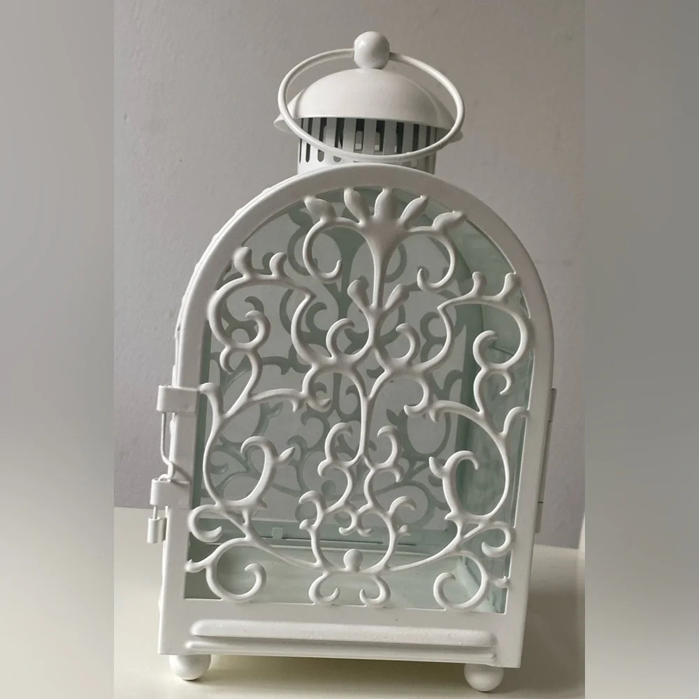 IKEA Elegant White Decorative Lantern